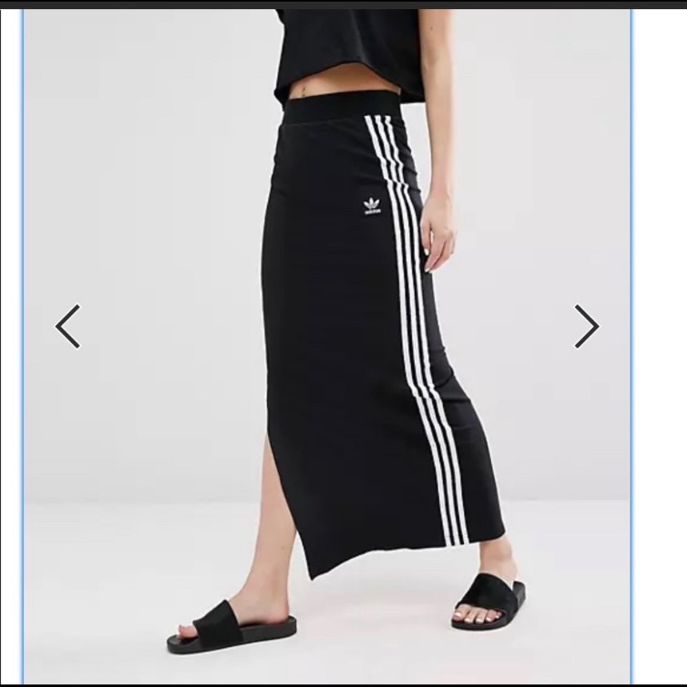 ADIDAS Original Trefoil Logo Maxi Skirt